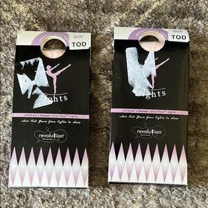 NWT Revolution Dance Children’s Ballet Tights Pink 2 Pack